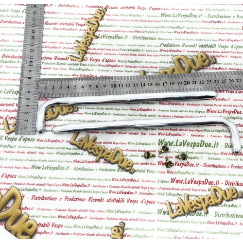 Zierleisten für Kotflügel und Seitenverkleidungen der VESPA GS 160 VSB aus hochwertigem Aluminium (RO 093338), inklusive Befestigungsschrauben