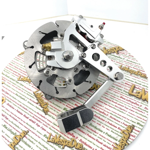 Front Wheel Hub Disc Brake for Lambretta 175 TV 3° 200 TV SX DL GP Anti Dive CNC Milled Radial for Disc Brake Forklinks