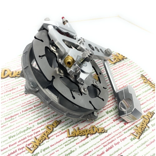 Front Wheel Hub Disc Brake for Lambretta 175 TV 3° 200 TV SX DL GP Anti Dive CNC Milled Radial for Disc Brake Forklinks