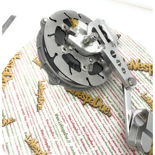 Front Wheel Hub Disc Brake for Lambretta 175 TV 3° 200 TV SX DL GP Anti Dive CNC Milled Radial for Disc Brake Forklinks