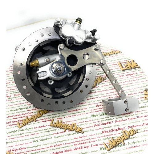 Front Wheel Hub Disc Brake for Lambretta 125 LI 3° 4° LI S DL GP 150 LI 3° LI S SX DL GP Anti Dive CNC Milled for Disc Brake Forklinks