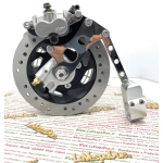 Mozzo ruota anteriore Freno a disco per Lambretta 125 150 LI LI S DL GP 150 SX 175 TV 200 SX DL GP Anti Affondo fresato a CNC per freno a tamburo Forklinks