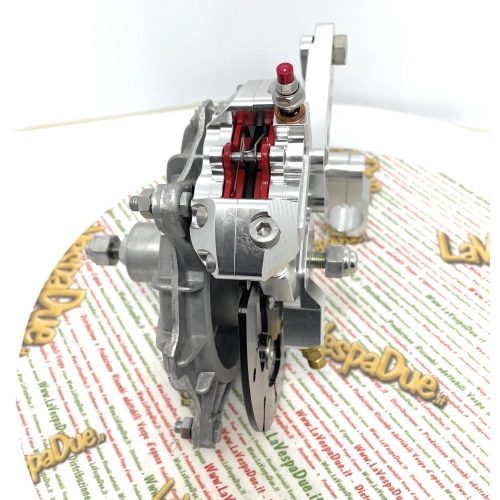 Buje de rueda delantera con freno de disco para Lambretta 175 TV 3° 200 TV SX DL GP Anti Dive, mecanizado CNC para bieletas de freno de tambor.
