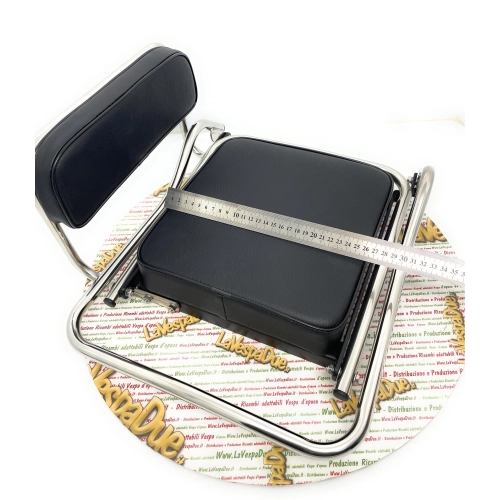 Rear seat for VESPA 125 150 V30 V1 V15 V98 from 1948 onwards complete with cushion for luggage rack plate up to 26 cm wide, women's side seat