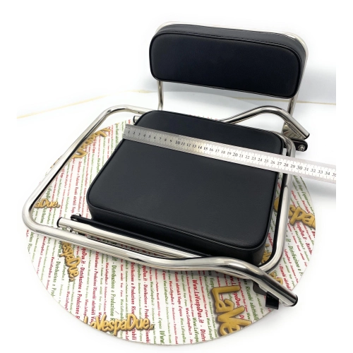 Rear seat for VESPA 125 150 V30 V1 V15 V98 from 1948 onwards complete with cushion for luggage rack plate up to 26 cm wide, women's side seat