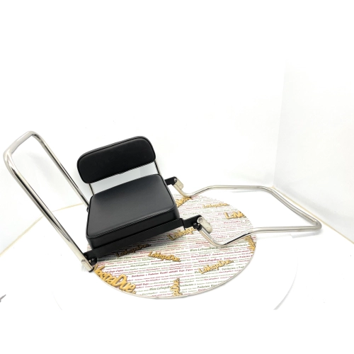 Siège arrière pour VESPA 125 150 VM VN VB1 V30 V1 V15 VL années 50 et 60, avec coussin, pour porte-bagages jusqu'à 24 cm de large, siège latéral pour femme