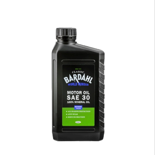Aceite de motor clásico BARDAHL SAE 30, 1 litro, monogrado, 100% mineral, para motores de gasolina de 1900 a 1950: VESPA, APE, LAMBRETTA, FIAT, ALFA, ROMEO, LANCIA.