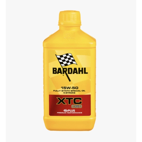BARDAHL XTC C60 15W-50 1 litro Aceite de motor 100% sintético para motores con cajas de cambios integradas y separadas con embrague húmedo o seco VESPA APE LAMBRETTA FIAT ALFA ROMEO LANCIA