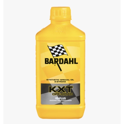 BARDAHL KXT OFF ROAD 1 Liter synthetisches Öl für VESPA APE LAMBRETTA, manuell mischbar, für 2-Takt-Motoren, die bei hohen Drehzahlen und starker Beanspruchung laufen.