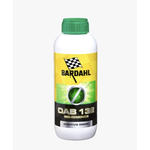 Aditivo BARDAHL DAB 132 apto para el tratamiento de combustibles diésel con alta proliferación de microorganismos. Envase de 1 litro. VESPA APE LAMBRETTA FIAT ALFA ROMEO LANCIA