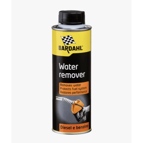 Aditivo BARDAHL WATER REMOVER Elimina el agua del diésel y la gasolina. Envase de 300 ml. VESPA APE LAMBRETTA FIAT ALFA ROMEO LANCIA