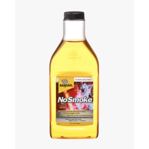BARDAHL NO SMOKE Additif d'huile moteur pour augmenter la viscosité des huiles moteur essence, diesel et GPL. Flacon de 500 ml. Compatible avec Vespa, Ape, Lambretta, Fiat, Alfa Romeo et Lancia.