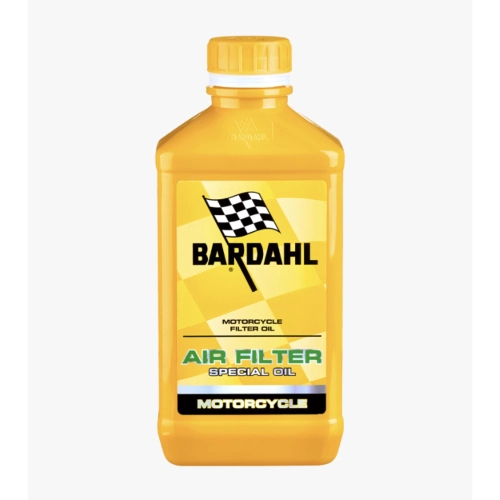 Huile spéciale pour filtres à air BARDAHL, pour l'entretien des filtres à air en mousse, bidon de 1 litre, compatible avec les marques POLINI, BMC, K&N, VESPA, APE, LAMBRETTA, FIAT, ALFA ROMEO et LANCIA.