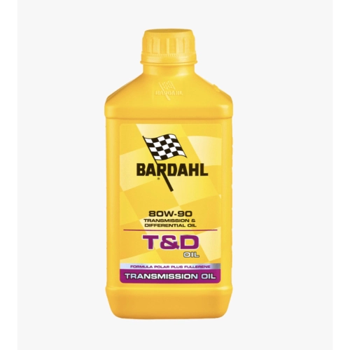 BARDAHL T&D 80W90 Motorgetriebeöl, besonders geeignet zur drastischen Reduzierung von Reibung und Verschleiß. 1-Liter-Packung. Passend für VESPA, APE, LAMBRETTA, FIAT, ALFA ROMEO und LANCIA.