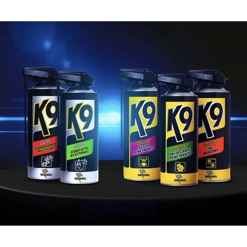 BARDAHL K9 Schmierspray-Entferner für Muttern, Schrauben und Mechanismen mit Rost, 400 ml Packung, passend für VESPA, APE, LAMBRETTA, FIAT, ALFA, ROMEO und LANCIA