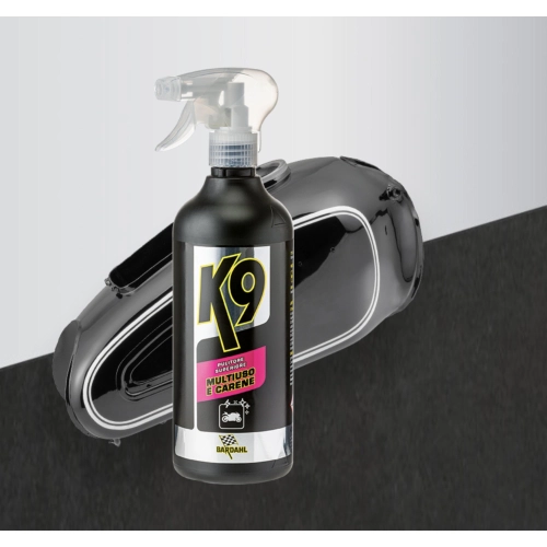 BARDAHL K9 Mehrzweck- und Verkleidungsspray, professioneller Reiniger für Motorradverkleidungen, 750 ml Packung, VESPA, APE, LAMBRETTA, FIAT, ALFA ROMEO, LANCIA
