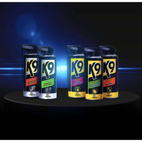 BARDAHL K9 ELECTRICAL CONTACTS spray para la limpieza y lubricación de contactos eléctricos con rápida evaporación, envase de 400 ml, VESPA APE LAMBRETTA FIAT ALFA ROMEO LANCIA