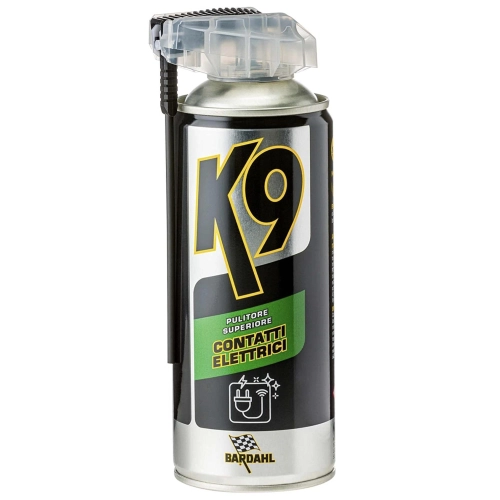 BARDAHL K9 ELECTRICAL CONTACTS spray para la limpieza y lubricación de contactos eléctricos con rápida evaporación, envase de 400 ml, VESPA APE LAMBRETTA FIAT ALFA ROMEO LANCIA