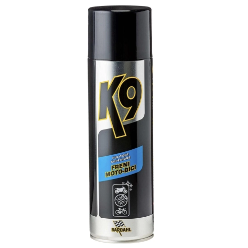 BARDAHL K9 MOTORCYCLE-BIKE BRAKES spray for removing deposits on the braking and clutch systems, 500 ml pack, VESPA, APE, LAMBRETTA, FIAT, ALFA ROMEO, LANCIA