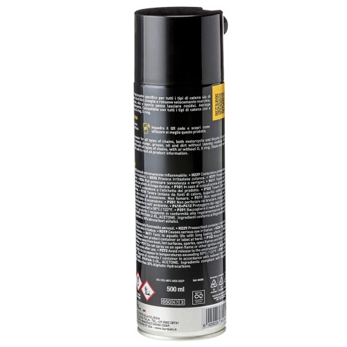 BARDAHL K9 Motorcycle Bike Chain Cleaner Spray removes the most stubborn dirt from the chain, swingarm and all transmission parts 500 ml pack VESPA APE LAMBRETTA FIAT ALFA ROMEO LANCIA