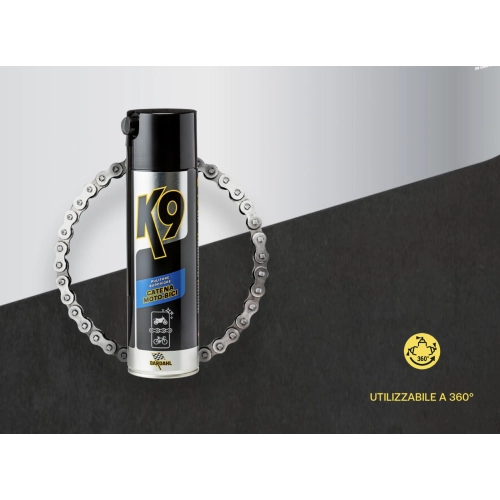 BARDAHL K9 Motorcycle Bike Chain Cleaner Spray removes the most stubborn dirt from the chain, swingarm and all transmission parts 500 ml pack VESPA APE LAMBRETTA FIAT ALFA ROMEO LANCIA