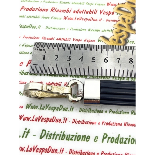 Blauer Haltegriff für den Soziussitz mit Karabinerhaken, 48,5 cm lang, für VESPA GS 150 VS1T VS2T VS3T VS4T VS5T