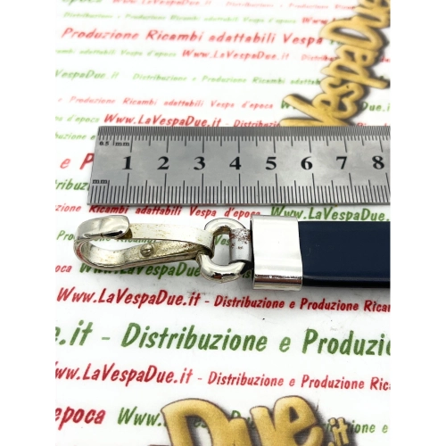 Blauer Haltegriff für den Soziussitz mit Karabinerhaken, 48,5 cm lang, für VESPA GS 150 VS1T VS2T VS3T VS4T VS5T