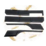 Serie strisce paracolpi in gomma nere adesive VESPA 80 125 150 200 PX PE ARCOBALENO ELESTART MY protezioni paraurti parafango e cofani modanature parascocche