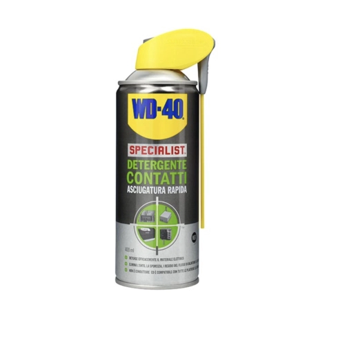 Nettoyant pour contacts WD-40 400 ml Dissout efficacement la graisse, la saleté, la poussière, les résidus de soudure et la condensation VESPA APE LAMBRETTA