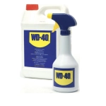 WD-40 Spray 5-Liter-Dose mit Sprühkopf, Mehrzweckschmierstoff, Korrosionsschutz, Doppelposition, professionelles System, WD 40 VESPA APE LAMBRETTA