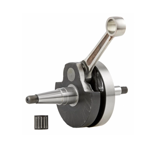 Albero motore MAZZUCCHELLI AMT 166M K anticipato Materiale K2D per VESPA PE PX ARCOBALENO 200 RALLY Corsa lunga 60 mm Cuscinetto 25 Biella int 110 mm
