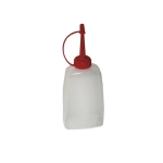 Aceitera de 80 ml para VESPA APE LAMBRETTA con depósito de polietileno flexible, resistente al aceite y a ácidos ligeros, para rellenar el aceite del motor y lubricar piezas.