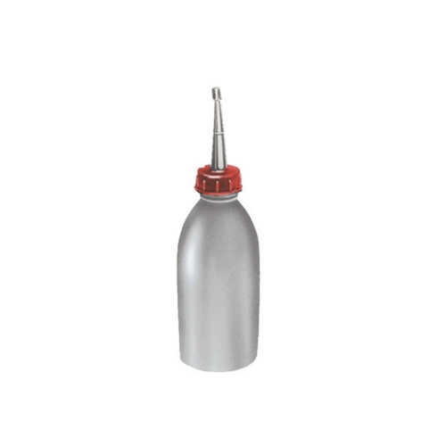125 ml VESPA APE LAMBRETTA oiler with flexible polyethylene tank, fixed plastic barrel resistant to oil and light acids for topping up engine oil and lubricating parts