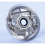 Piatto tamburo porta ganasce freno posteriore POLINI 170.0501 per VESPA 50 90 125 N L R SPECIAL ET3 PRIMAVERA r.o. 1115864