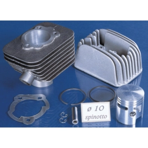 Kit cylindre en fonte POLINI 140.0065/10 Ø 43 mm avec axe de 10 mm pour PIAGGIO 50 CIAO SI BRAVO BOXER