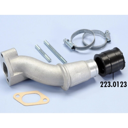 Colector de admisión completo POLINI 215.0006, diámetro 24 mm, para VESPA 50 125 NLR ET3 PRIMAVERA SPECIAL