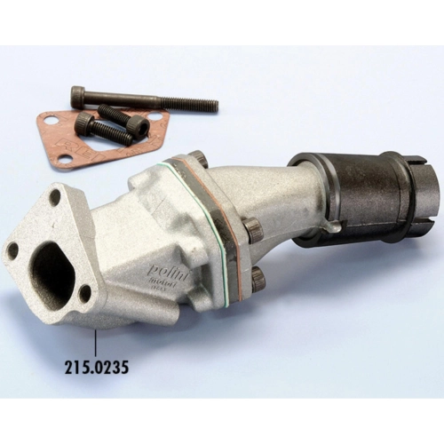 Colector de admisión de láminas simple POLINI 215.0232, diámetro 21,5 mm para VESPA 50 HP PK XL S con 3 orificios