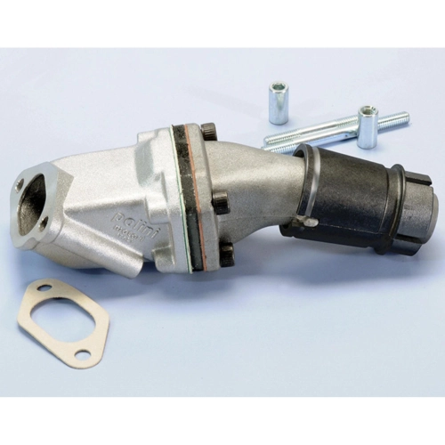 Colector de admisión de láminas simple POLINI 215.0204, diámetro 16 mm para VESPA 50 PK XL S con 2 orificios