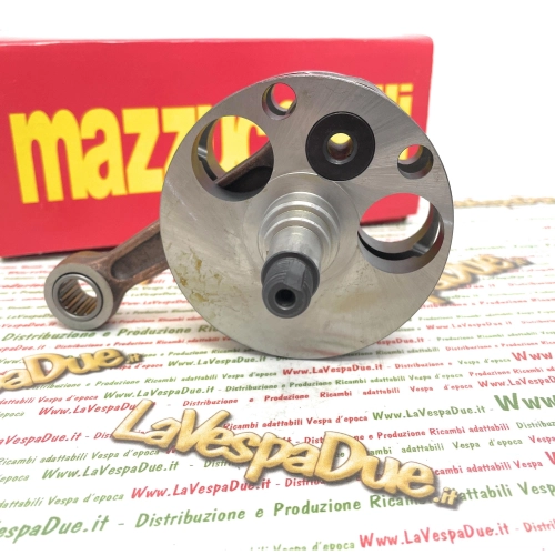 Albero Motore MAZZUCCHELLI AMT 163 per VESPA 150 VB1T VL1 con masse tonde corsa 57 mm Biella interasse 110 mm Spinotto 15 mm