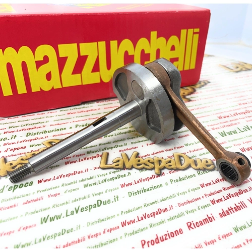 MAZZUCCHELLI AMT 118 crankshaft for PIAGGIO 50 CIAO PX SUPER BRAVO BOXER SI GRILLO BOSS stroke 43 mm pin 12 mm ro 113708