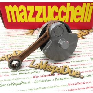 MAZZUCCHELLI AMT 118 crankshaft for PIAGGIO 50 CIAO PX SUPER BRAVO BOXER SI GRILLO BOSS stroke 43 mm pin 12 mm ro 113708