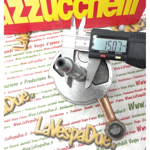 MAZZUCCHELLI AMT 118 crankshaft for PIAGGIO 50 CIAO PX SUPER BRAVO BOXER SI GRILLO BOSS stroke 43 mm pin 12 mm ro 113708