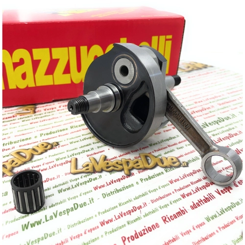 Albero motore MAZZUCCHELLI AMT 188 trasformazione VESPA 50 PK XL APE da 50 a 125 super competizione cono 20 mm corsa 51 mm biella interasse 97 mm