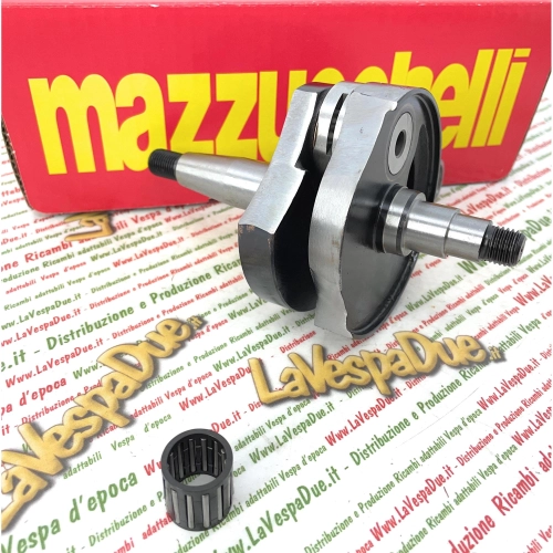 Albero motore MAZZUCCHELLI AMT 188 trasformazione VESPA 50 PK XL APE da 50 a 125 super competizione cono 20 mm corsa 51 mm biella interasse 97 mm