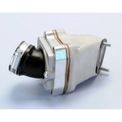 Colector de admisión con válvula de láminas POLINI 215.0234, diámetro 24 26 28 30 mm, cilindro torneado para VESPA 50 125 SPECIAL NLR ET3 PRIMAVERA PK 3 orificios