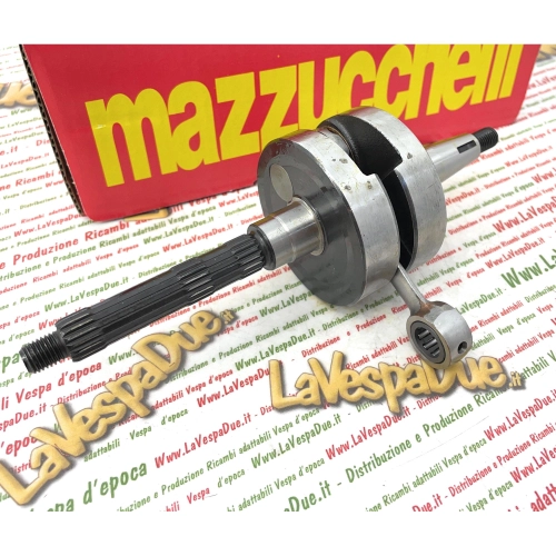 Cigüeñal MAZZUCCHELLI AMT 218M para scooter PIAGGIO SFERA 50 FREE LIBERTY NRG NTT QUARTZ VESPA ET2, pasador de 12 mm, pesos aumentados