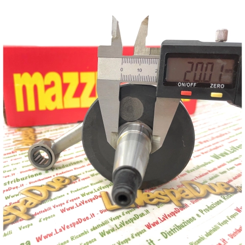 Cigüeñal MAZZUCCHELLI AMT 218M para scooter PIAGGIO SFERA 50 FREE LIBERTY NRG NTT QUARTZ VESPA ET2, pasador de 12 mm, pesos aumentados
