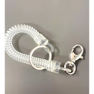 Transparenter Anti-Diebstahl-Spiral-Schlüsselanhänger für Piaggio Vespa APE CIAO SI BRAVO BOXER Lambretta innocenti