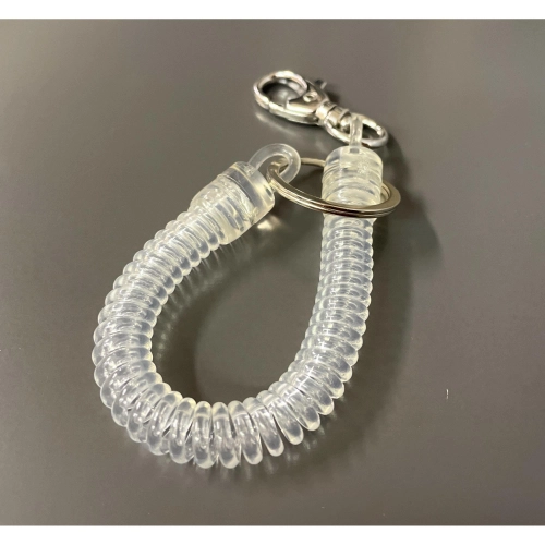 Transparenter Anti-Diebstahl-Spiral-Schlüsselanhänger für Piaggio Vespa APE CIAO SI BRAVO BOXER Lambretta innocenti
