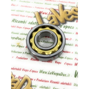 Rodamiento de bolas separable para cigüeñal VESPA 98 V98T 47 x 20 x 12, jaula metálica con anillo extraíble en el cárter del motor.